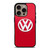 VW VOLKSWAGEN LOGO RED iPhone 16 Pro Case