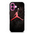 AIR JORDAN LOGO LEATHER iPhone 16 Plus Case