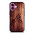 ATLANTA BRAVES LOGO WOOD INITIAL iPhone 16 Plus Case