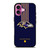 BALTIMORE RAVENS STRIP iPhone 16 Plus Case