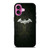 BATMAN METAL LOGO iPhone 16 Plus Case