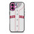 BOSTON RED SOX JERSEY iPhone 16 Plus Case