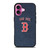 BOSTON RED SOX LOGO JEANS iPhone 16 Plus Case