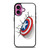 CAPTAIN AMERICA SHIELD 3D iPhone 16 Plus Case