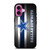 DALLAS COWBOYS FOOTBALL SILVER STRIPS iPhone 16 Plus Case
