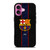 FC BARCELONA CLUB LOGO iPhone 16 Plus Case