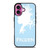 FROZEN LIGHT BLUE SILHOUETTE iPhone 16 Plus Case