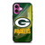 GREEN BAY PACKERS ART FOOTBALL iPhone 16 Plus Case