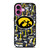 IOWA HAWKEYES COLLAGE FOOTBALL iPhone 16 Plus Case