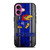 KANSAS JAYHAWKS LOGO iPhone 16 Plus Case