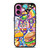 LISA FRANK FOOD iPhone 16 Plus Case