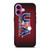 MAJOR BASEBALL LEAGUE LOGO RED iPhone 16 Plus Case
