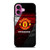 MANCHESTER UNITED FC LOGO iPhone 16 Plus Case