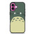 MY NEIGHBOUR TOTORO FACE iPhone 16 Plus Case