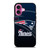 NEW ENGLAND PATRIOTS NFL FOOTBALL LOGO iPhone 16 Plus Case