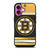 NHL BOSTON BRUINS LOGO iPhone 16 Plus Case