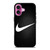 NIKE METAL LOGO iPhone 16 Plus Case