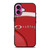 OAKLEY RED LOGO EMBLEM iPhone 16 Plus Case