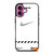 OFF WHITE X NIKE GREY LOGO iPhone 16 Plus Case