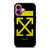 OFFWHITE LOGO YELLOW iPhone 16 Plus Case