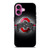 OHIO STATE STRIPE LOGO NFL iPhone 16 Plus Case