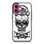 SKULL SKATEBOARD TEAM LOGO iPhone 16 Plus Case