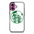 STARBUCKS MARIJUANA ART iPhone 16 Plus Case