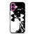 UNDER ARMOUR BLACK WHITE iPhone 16 Plus Case