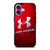 UNDER ARMOUR LOGO RED iPhone 16 Plus Case