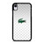 LACOSTE SILVER PATTERN iPhone XR Case