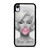 MARILYN MONROE PINK BUBBLEGUM ART iPhone XR Case
