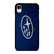 SUBARU LOGO BLUE CARBON iPhone XR Case SUBARU LOGO BLUE CARBON iPhone XR Case