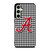 ALABAMA HOUNDSTOOTH CRIMSON TIDE Samsung Galaxy S24 FE Case