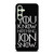 GAME OF THRONES KNOW NOTHING JON SNOW black rubber Samsung Galaxy S24 FE Case