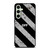 OFF WHITE LOGO STRIPE Samsung Galaxy S24 FE Case