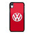 VW VOLKSWAGEN LOGO RED iPhone XR Case