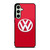 VW VOLKSWAGEN LOGO RED Samsung Galaxy S24 FE Case