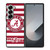 ALABAMA CRIMSON TIDE ROLL A TIDE STRIPE LOGO Samsung Galaxy Z Fold 6 Case Cover