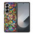 ALL DISNEY CHARACTERS GLASS ART Samsung Galaxy Z Fold 6 Case Cover