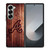 ATLANTA BRAVES LOGO WOOD INITIAL Samsung Galaxy Z Fold 6 Case Cover