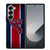 ATLANTA BRAVES MLB LOGO STRIPS Samsung Galaxy Z Fold 6 Case Cover