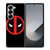 DEADPOOL LOGO CARBON Samsung Galaxy Z Fold 6 Case Cover