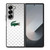 LACOSTE SILVER PATTERN Samsung Galaxy Z Fold 6 Case Cover