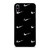BLACK NIKE LOGO PATTERN iPhone XS Max Case
