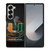 MIAMI HURRICANES UM 3 Samsung Galaxy Z Fold 6 Case Cover
