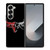 OUTLAW LOGO RED SILVER METAL Samsung Galaxy Z Fold 6 Case Cover