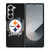 PITTSBURGH STEELERS LOGO NFL Samsung Galaxy Z Fold 6 Case Cover PITTSBURGH STEELERS LOGO NFL Samsung Galaxy Z Fold 6 Case Cover