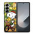 SNOOPY THE PEANUTS BICYCLE Samsung Galaxy Z Fold 6 Case Cover