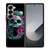 SUGAR SKULL FLOWERS TATTOO Samsung Galaxy Z Fold 6 Case Cover