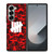 UNDEFEATED BAPE CAMO RED Samsung Galaxy Z Fold 6 Case Cover